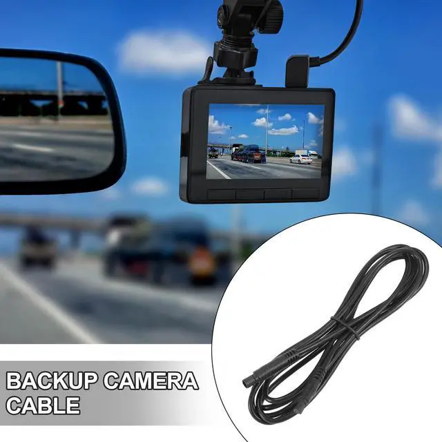 Alt view image 2 of 5 - 5 Pin 6.5ft 2m Backup Camera Extension Cable Dash Camera Cord Wires Car Rear View Camera