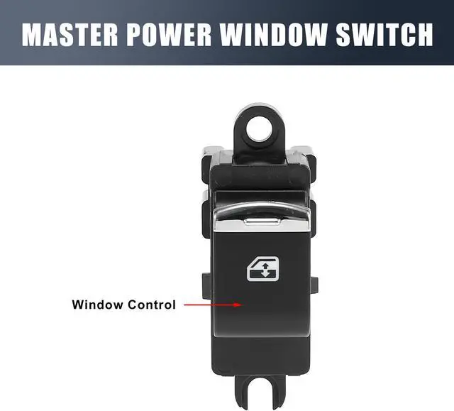 Alt view image 3 of 7 - Car Electric Power Window Switch Front Right Side 25411-JD000 for Nissan Qashqai J10