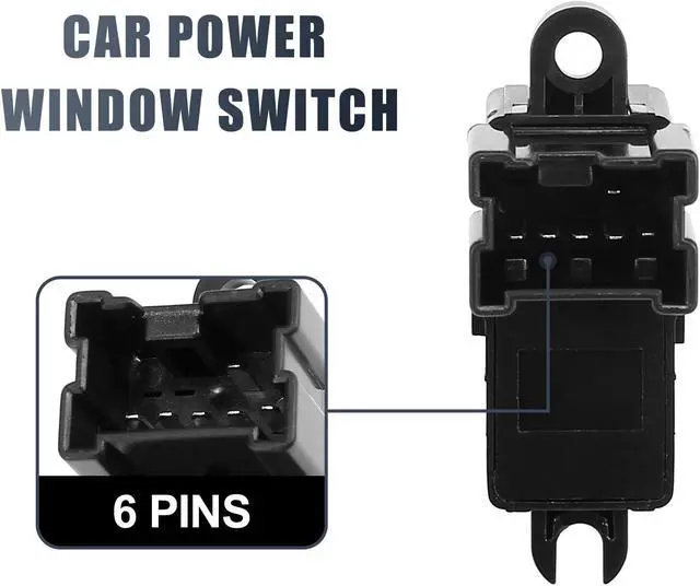 Alt view image 4 of 7 - Car Electric Power Window Switch Front Right Side 25411-JD000 for Nissan Qashqai J10