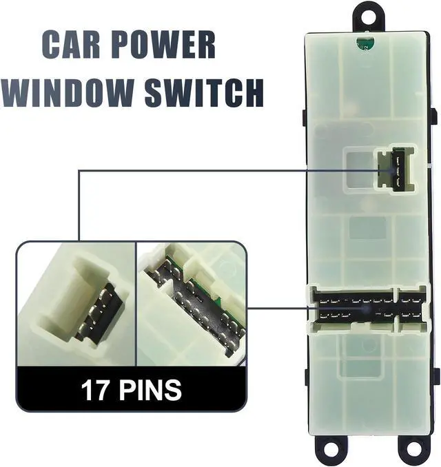 Alt view image 4 of 7 - Car Electric Power Master Window Control Switch Front Left Side 25401-2DR0C for Nissan Sentra 2007-2012