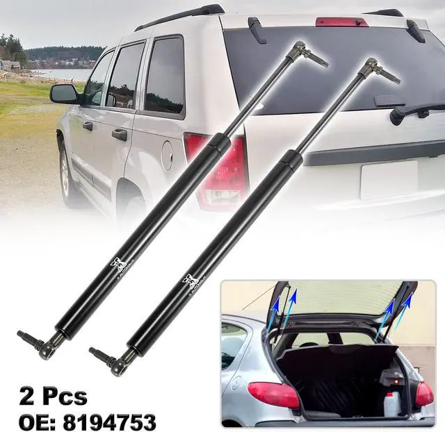 Alt view image 2 of 6 - 2pcs Rear Trunk Gas Struts Shocks Dampers 8194753 for Jeep Grand Cherokee 1999-2004