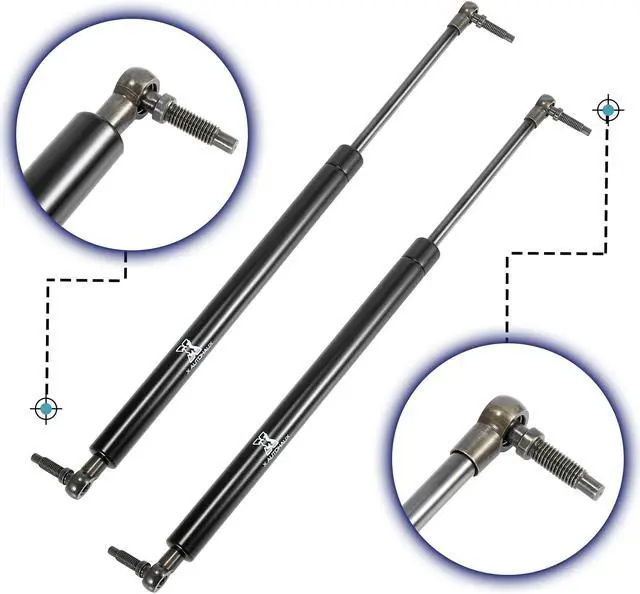 Alt view image 4 of 6 - 2pcs Rear Trunk Gas Struts Shocks Dampers 8194753 for Jeep Grand Cherokee 1999-2004
