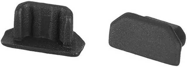 Alt view image 3 of 4 - Silicone Micro USB Anti-Dust Stopper Cap Cover Black 20pcs