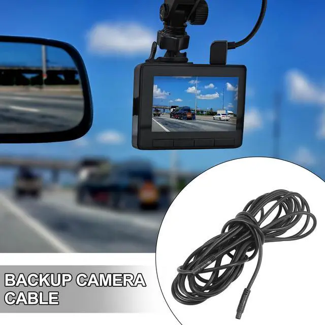 Alt view image 2 of 5 - 8 Pin 20ft 6m Backup Camera Extension Cable Dash Camera Cord Wires Car Rear View Camera