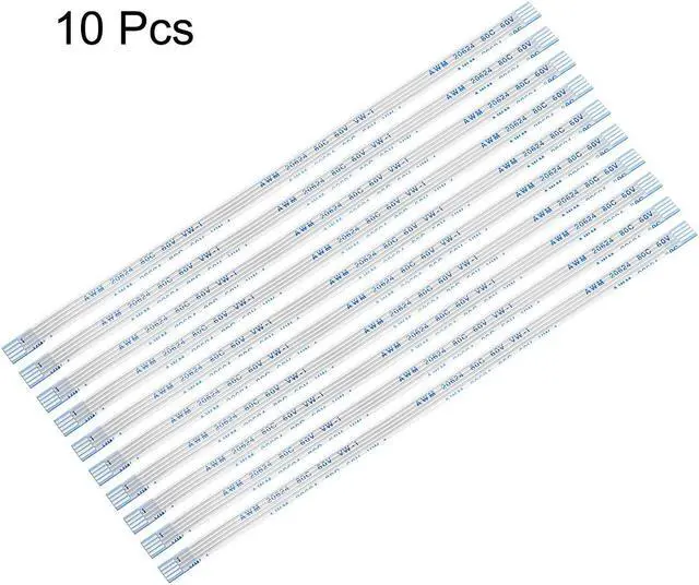Alt view image 5 of 5 - Flexible Flat Cable,150mm 1mm Pitch 4 Pins FPC FFC Flexible Ribbon Cable for LCD TV Car Audio DVD Player 10Pcs (A type)