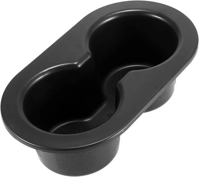 Alt view image 5 of 7 - Rear Seat Cup Holder Dual Drink Cup Holder for Dodge for Ram 1500 2500 3500 4500 5500 2002-2020 5HD65DX9AC Black