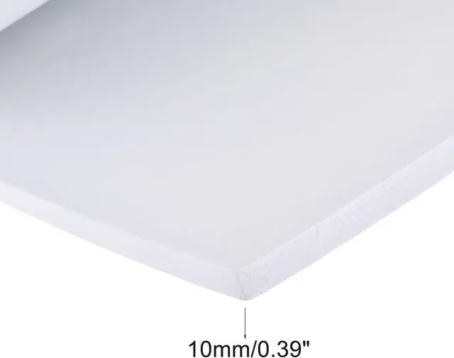 Alt view image 3 of 5 - White EVA Foam Sheets Roll 13 x 39 Inch 10mm Thick for Crafts DIY Projects