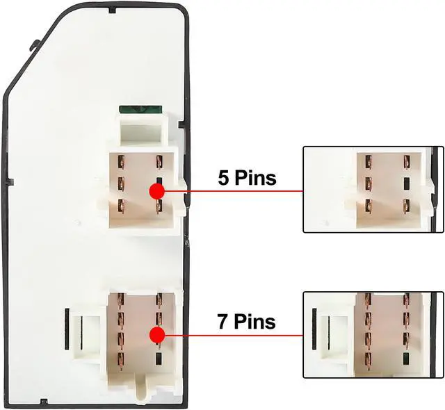 Alt view image 5 of 7 - Car Power Window Master Switch 10290244 DS1447 for Pontiac Sunfire 1995 1996 1997 1998 1999 2000 2001 2002 2003 2004 2005 for Pontiac Grand Prix