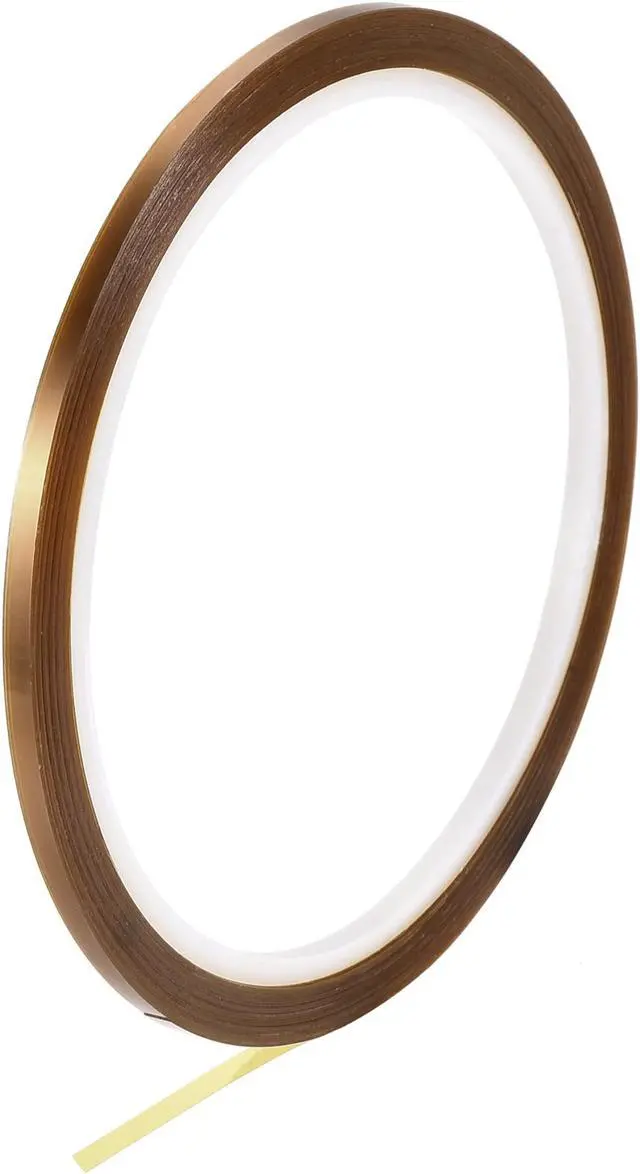 Alt view image 4 of 5 - High Temperature Tape 1/8 Inch x 32ft Heat Resistant Sublimation Polyimide Tape for Protecting Circuit Board 250C to 300C