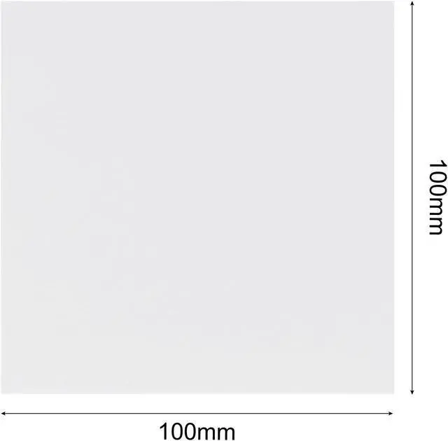 Alt view image 2 of 5 - Soft Silicone Thermal Conductive Pads w Sticker100mmx100mmx1mm Heatsink for CPU Cool Gray
