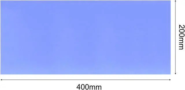 Alt view image 2 of 5 - Soft Silicone Thermal Conductive Pads 200mmx400mmx1mm Heatsink for CPU Cool Blue