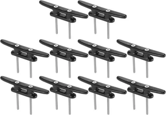 Main image of 10pcs 4 Inches 100mm Boat Dock Nylon Cleats Kayak Canoe Cleats Mooring Accessories