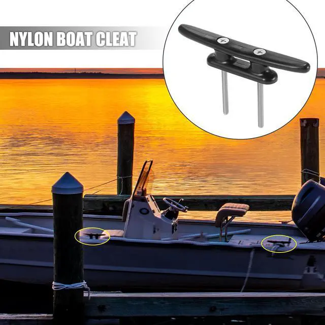 Alt view image 2 of 7 - 10pcs 4 Inches 100mm Boat Dock Nylon Cleats Kayak Canoe Cleats Mooring Accessories