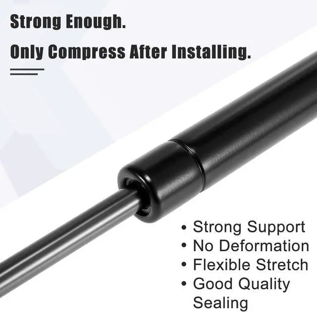 Alt view image 5 of 7 - Pair Black Car Front Bonnet Hood Gas Struts Shock Damper Lift Support for Seat Ibiza Mk3 (6L) 2002-2008