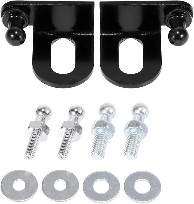 Alt view image 7 of 7 - Pair Black Car Front Bonnet Hood Gas Struts Shock Damper Lift Support for Seat Ibiza Mk3 (6L) 2002-2008
