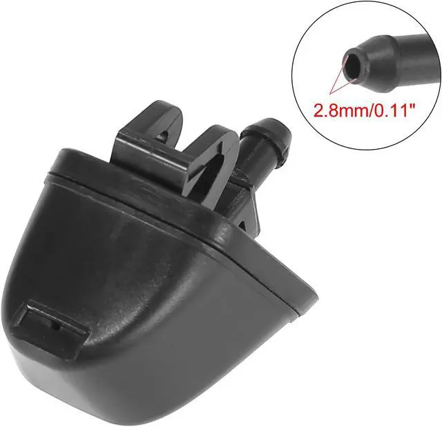 Alt view image 2 of 6 - 2pcs Windshield Washer Nozzles Spray Jet for BMW E90 E90N E91 E91N E92N E93N 2004-2013 Left Right 61667138569