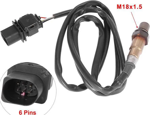 Alt view image 3 of 7 - Oxygen Sensor Air Fuel Ratio Upstream O2 Sensor Replacement 11787558055 0258017098 for BMW 525i 2006-2007