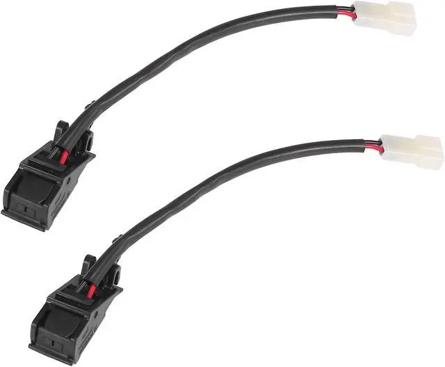 Main image of 2pcs Windshield Washer Nozzles Spray Jet Left or Right 6E0955986B/A with Heated for VW Touareg 2002-2010