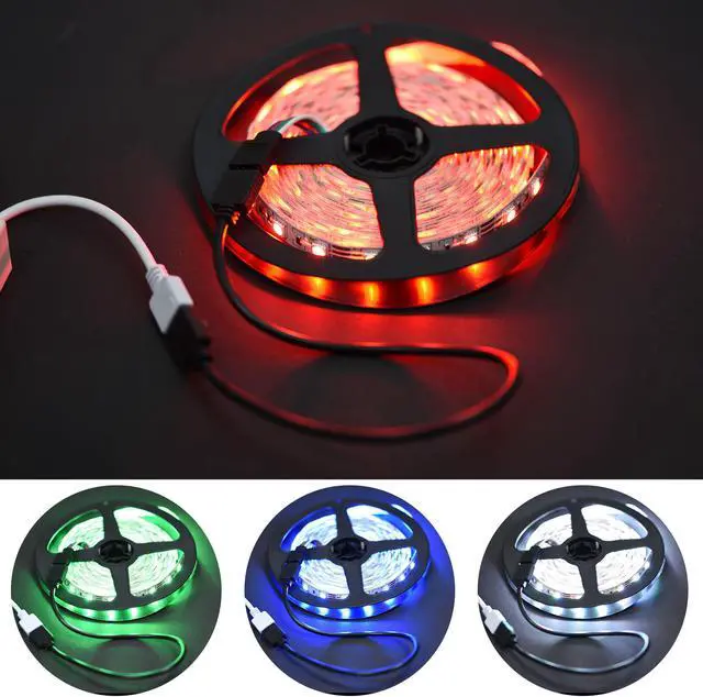 Alt view image 5 of 5 - 4 Pin 10mm RGB LED Strip Light Connector Extension Cable 1M Length White 2Pcs with 4Pcs Male 4 Pin Plugs