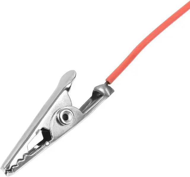 Alt view image 4 of 6 - 9V Battery Snap Connector to Insulated Dual Alligator Clips Test Cable 13cm Long for Electric Testing Work, 10 Pcs