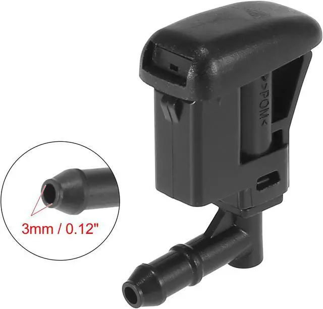 Alt view image 2 of 6 - 2pcs Windshield Washer Nozzles Spray Jet Replacement Left Right for BMW Z4 2002-2009 for BMW 1 Series 2004-2013 61667110852