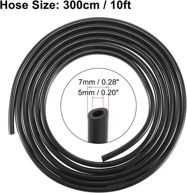 Alt view image 4 of 7 - Universal Car Windshield Washer Hose Kit 300cm 10ft Windshield Washer Fluid Hose with Connectors