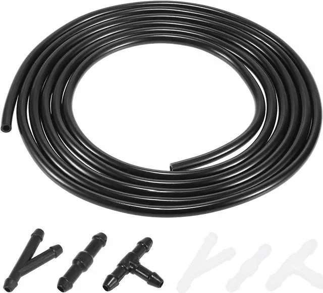 Alt view image 5 of 7 - Universal Car Windshield Washer Hose Kit 300cm 10ft Windshield Washer Fluid Hose with Connectors