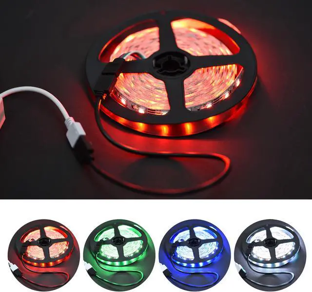 Alt view image 5 of 5 - 4 Pin 10mm RGB LED Strip Light Connector Extension Cable 300mm Length Black 15Pcs with 30Pcs Male 4 Pin Plugs