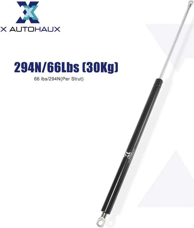 Alt view image 3 of 7 - 19 Inch 294N/66Lbs Gas Struts Shocks Lift Supports Lid Stay Black Car RV Cabinet Camper Window Lift Support