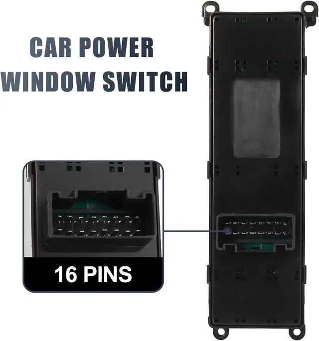 Alt view image 5 of 7 - Master Driver Side Power Window Switch 93570-1W155 Replacement for Kia Rio 2012-2015