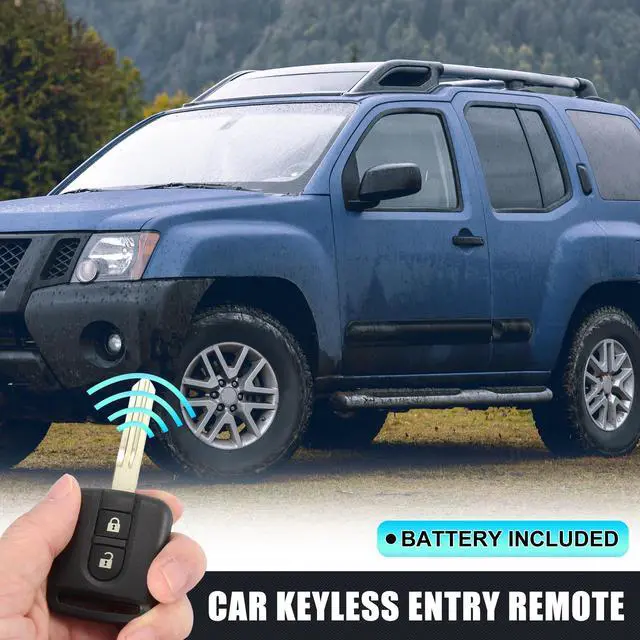 Alt view image 2 of 7 - Replacement Keyless Entry Remote Car Key Fob 433MHz for Nissan Micra K12 Navara D40M Qashqai J10 5WK4 876