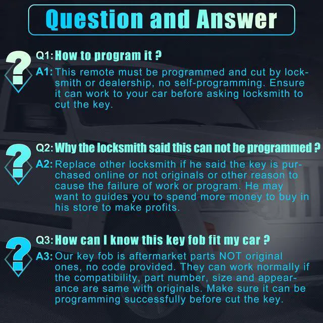 Alt view image 5 of 7 - Replacement Keyless Entry Remote Car Key Fob KOBDT04A 315MHz for Chrysler 200 Sedan 300 for Dodge Avenger Charger for Jeep 4 Button with Door Key
