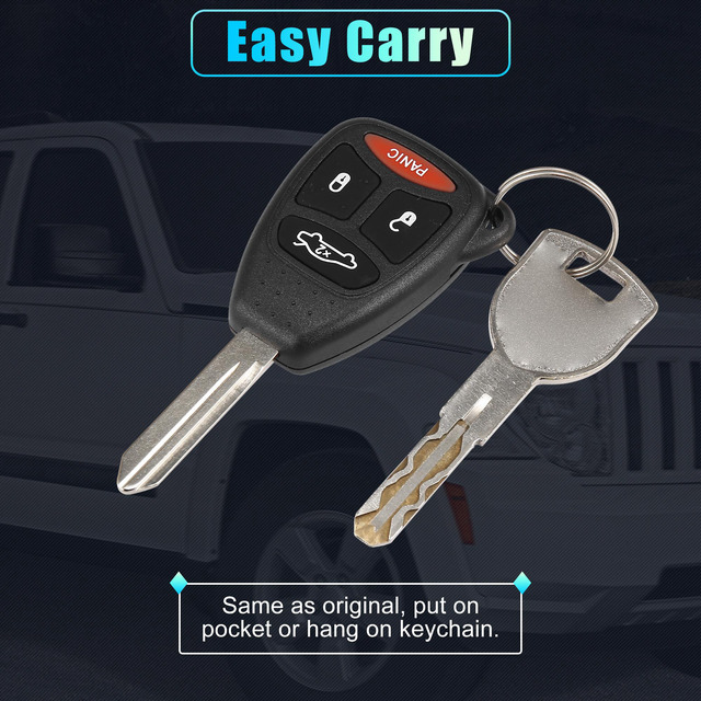 thumbnail image 2 of Chrysler Dodge Jeep Keyless Entry Remote Fob - OEM Electronics In New Case (KOBDT04A) 2 of 3