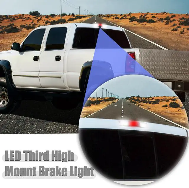 Alt view image 2 of 7 - 3rd Brake Light High Mount Stop Lights for Chevrolet Silverado 2007-2013 for GMC