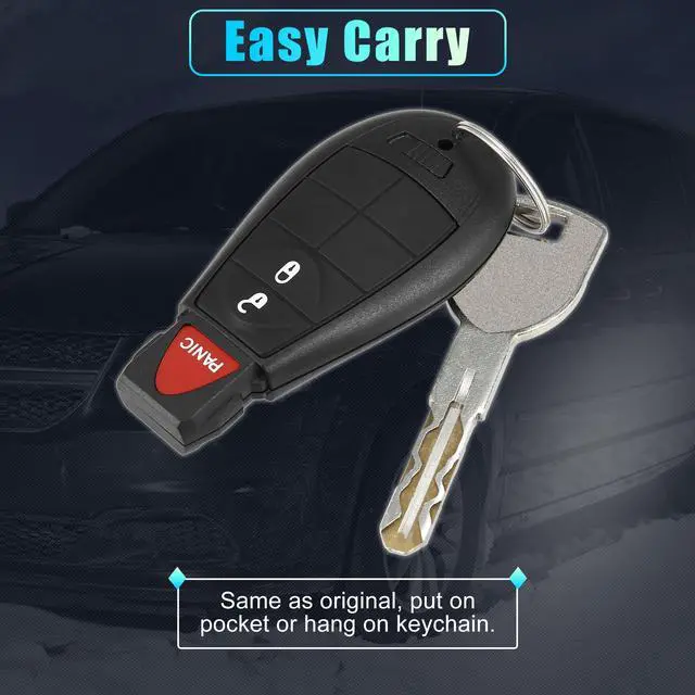 Alt view image 7 of 7 - M3N5WY783X 433Mhz Car Keyless Entry Remote Key Fob for Dodge Charger 3 Buttons