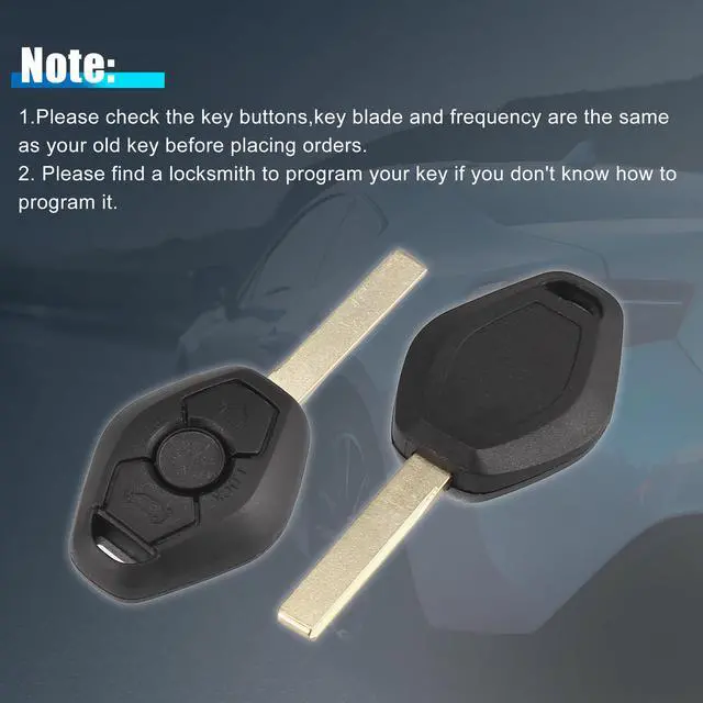 Alt view image 7 of 7 - 3 Key Buttons 868MHz Fob Entry Car Remote Key Replacement for BMW 5 Series E60 E61 2003 2004 2005 2006 2007