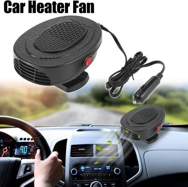 Main image of Portable Car Heater 12V 150W High Power in Car Heater Fast Heating Fan Automobile Windscreen Window Defroster Demister Keeping Warm Black