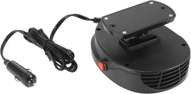 Alt view image 7 of 7 - Portable Car Heater 12V 150W High Power in Car Heater Fast Heating Fan Automobile Windscreen Window Defroster Demister Keeping Warm Black