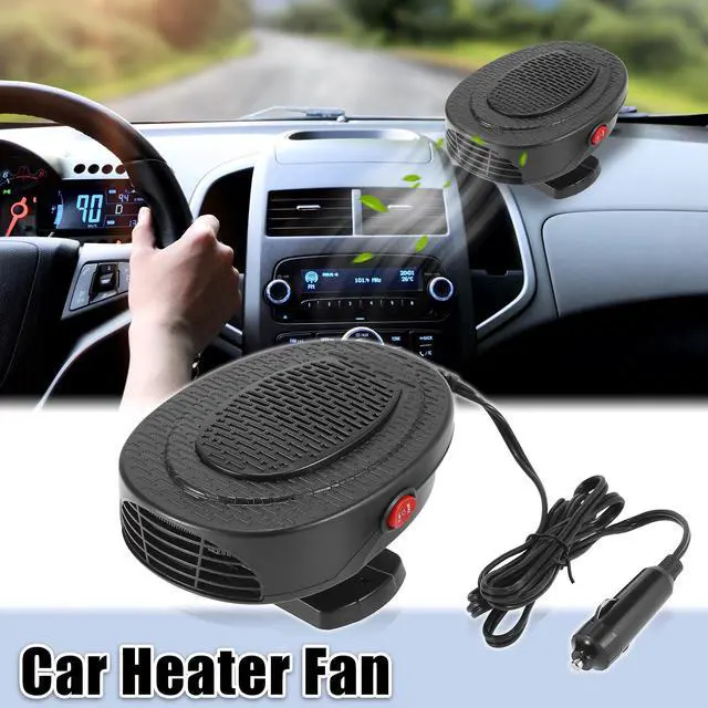 Alt view image 2 of 7 - Portable Car Heater 12V 150W High Power in Car Heater Fast Heating Fan Automobile Windscreen Window Defroster Demister Keeping Warm Black