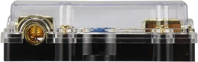 Alt view image 6 of 7 - Fuse Holder Distribution Block 3 Way with 60 Amp Mini ANL Fuse for Car Audio Fuse Holder
