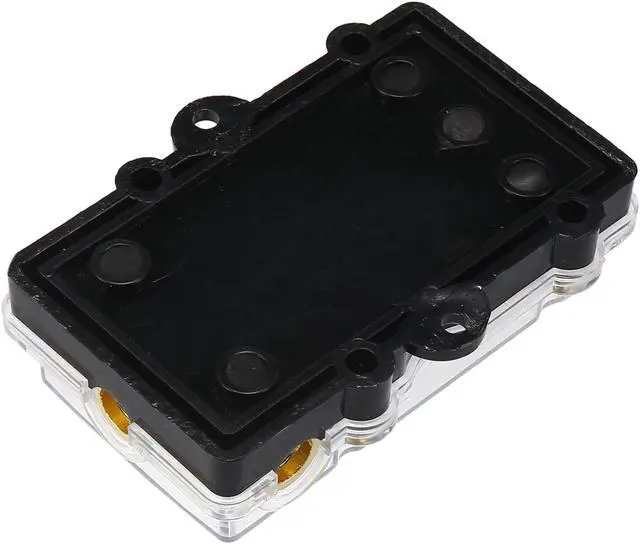 Alt view image 7 of 7 - Fuse Holder Distribution Block 3 Way with 60 Amp Mini ANL Fuse for Car Audio Fuse Holder