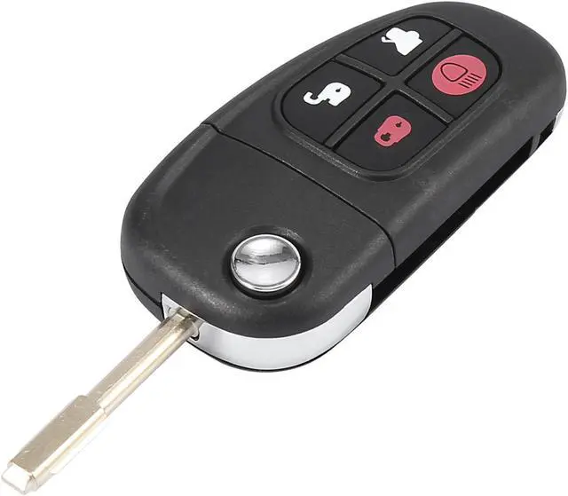 Alt view image 6 of 7 - Replacement Keyless Entry Remote Car Key Fob 433MHz for Jaguar S Type XJ8 2001-2008 for Jaguar x Type 2002-2008 NHVWB1U241
