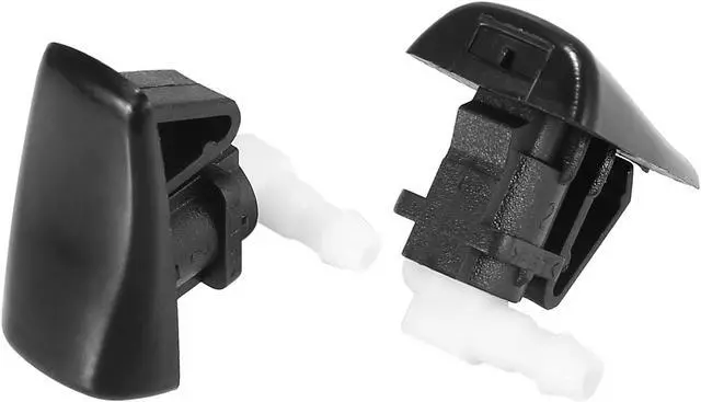 Alt view image 5 of 6 - Front Windshield Washer Nozzles Fit for Cadillac SRX V6 with Hose Connector - Pack of 5 Black