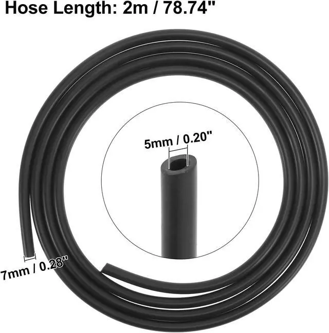 Alt view image 7 of 7 - Front Windshield Washer Nozzle Sprayer Kit for Dodge Grand Caravan with Hose Connector - Pack of 2 Black