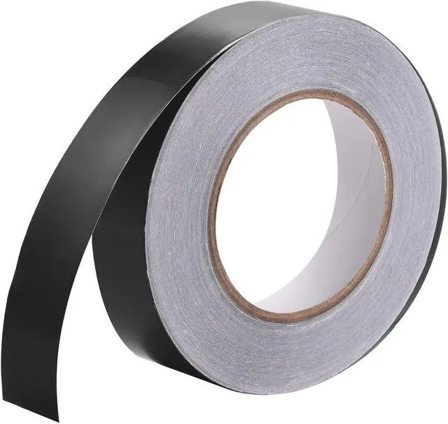 Alt view image 3 of 4 - 25mm Aluminum Foil Tape High Temperature Tape for HVAC, Sealing, Patching Hot and Cold Air Ducts Single Sided Adhesive Tape 50m/164ft Black