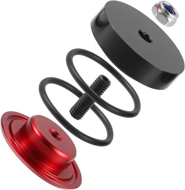 Alt view image 6 of 7 - Rear Wiper Delete Removal Kit Wiper Blade Grommet Cap for Honda Civic Si for Acura RSX Integra Red