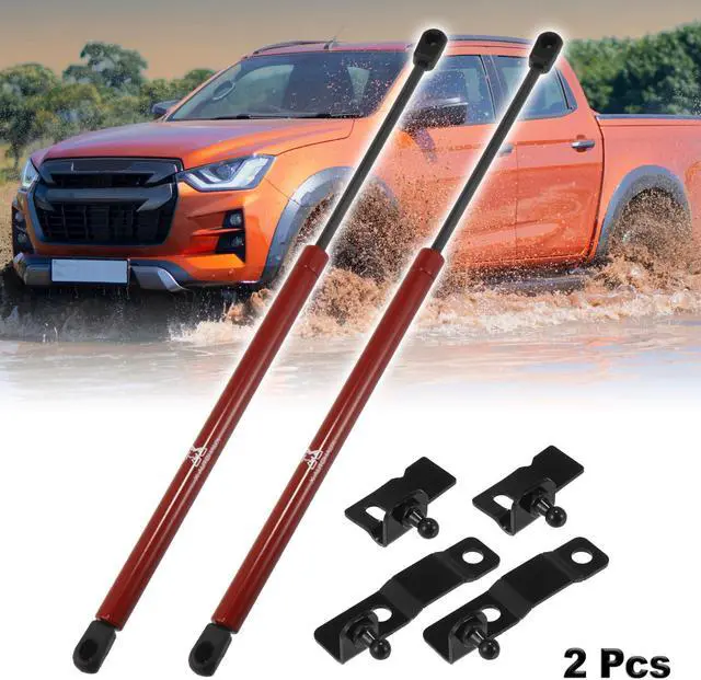Main image of 2pcs Front Hood Gas Struts Shocks Lift Supports for ISUZU D-Max 2005-2012 Red