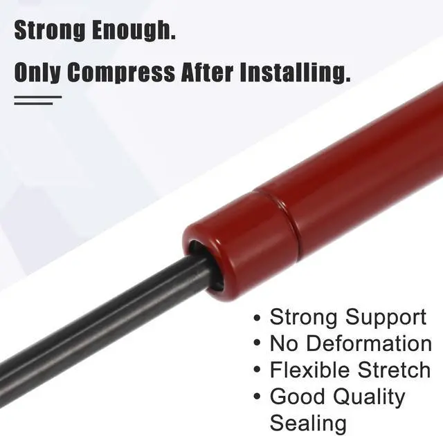 Alt view image 5 of 7 - 2pcs Front Hood Gas Struts Shocks Lift Supports for ISUZU D-Max 2005-2012 Red