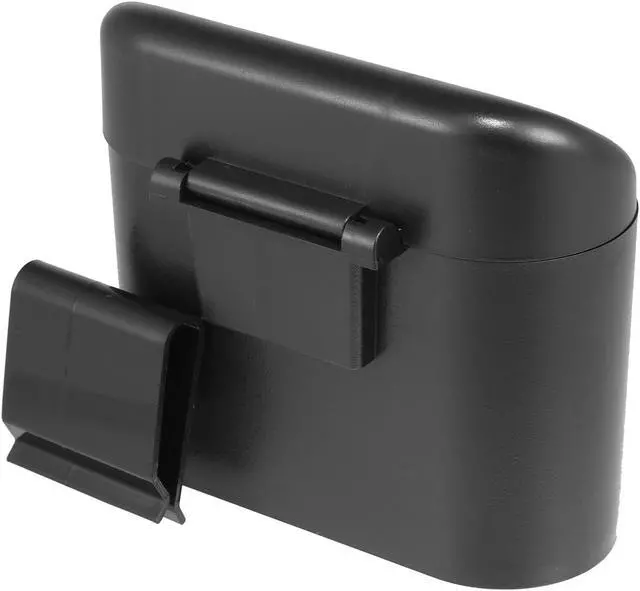 Alt view image 7 of 7 - Pressing Type Trash Can Hanging Vehicle Garbage Dust Storage Box Portable Auto Interior Accessories Black