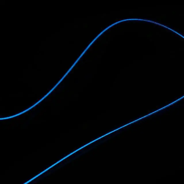 Alt view image 7 of 7 - 5 Meter/16ft Neon EL Wire String Strip Blue Cold Light Glow String Strip for Car Interior Decoration
